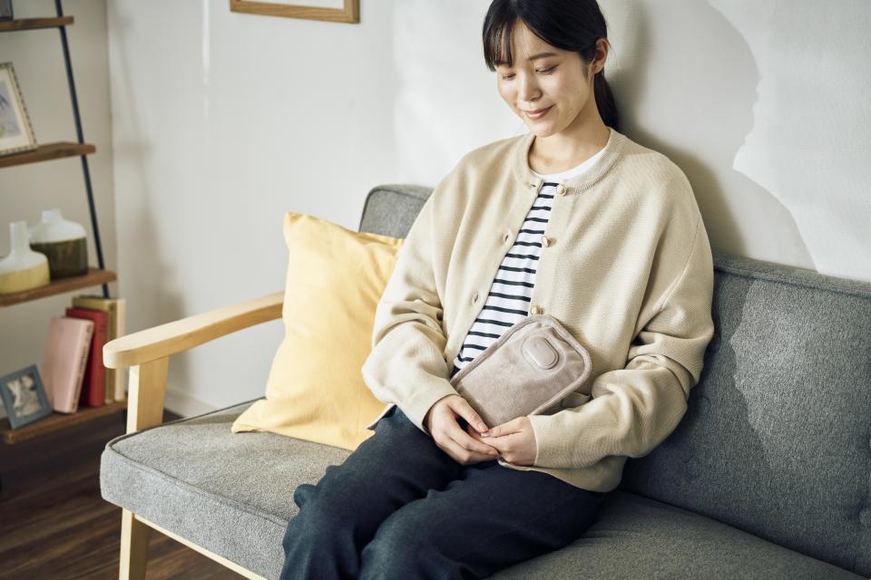 蓄熱式ミニ湯たんぽ mofca mini グレージュ